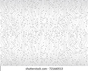 High-tech technology background texture. Circuit board vector illustration. - Shutterstock ID 721660513