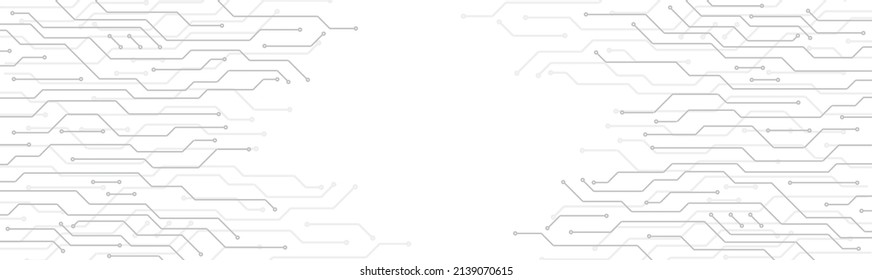High-tech technology background texture. Flat Microelectronics Circuits. Circuit board vector illustration.
