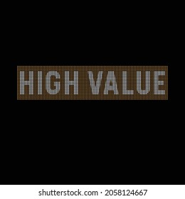 highvalue typography graphic design, for t-shirt prints,etc. vector illustration