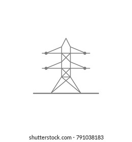 high-voltage tower icon. Web element. Premium quality graphic design. Signs symbols collection, simple icon for websites, web design, mobile app, info graphics on white background