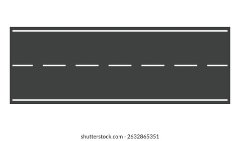 Plantilla de diseño de Vector de carretera de asfalto