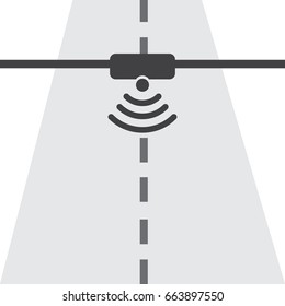 Highway communication system infographics