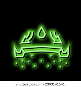 sistema de drenaje de la autopista, vector de señal de luz de neón. ilustración del sistema de drenaje de autopistas