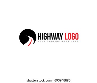 Highway Freeway Road Infrastructure Logo
