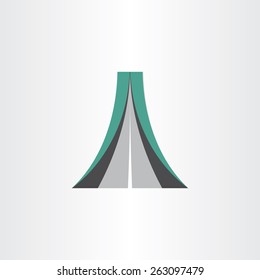 highway icon abstract design element