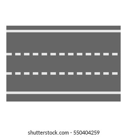 Highway icon. Cartoon illustration of highway vector icon for web design