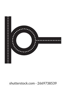 Icono de la autopista, el mejor icono plano del Vector.