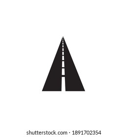 Ilustración de diseño vectorial de icono de autopista, fondo