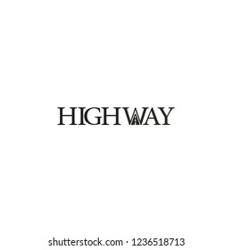 HIGHWAY logo design