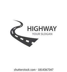 Highway-Logo und Symbolgrafik, Vektordesign
