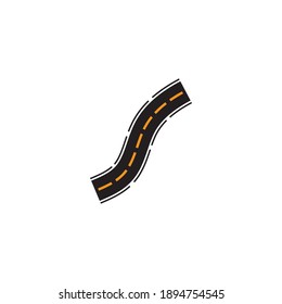 Highway-Logo und Symbolgrafik, Vektordesign