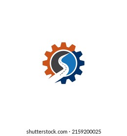 Vector de logotipo de autopista, símbolo de ilustración de icono