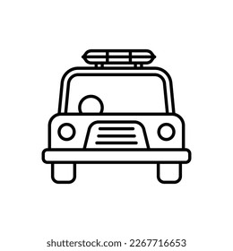 Highway Police icon in vector. Logotype