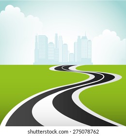 highway road  design, vector illustration eps10 graphic 