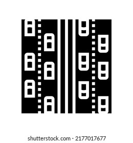 highway road glyph icon vector. highway road sign. isolated symbol illustration
