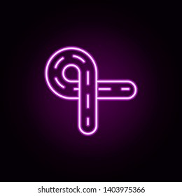 highway road neon icon. Elements of transportation set. Simple icon for websites, web design, mobile app, info graphics