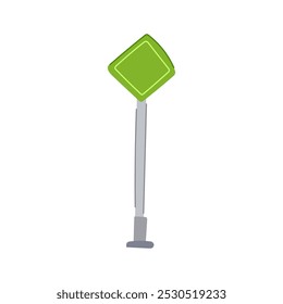 highway street sign green cartoon. urban al, safety visibility, regulation intersection highway street sign green sign. isolated symbol vector illustration