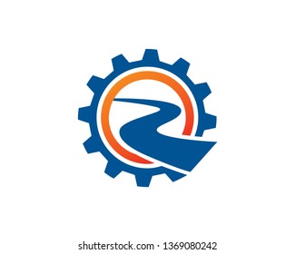 Highway Tech Logo Template Icon Symbol: เวกเตอร์สต็อก (ปลอดค่าลิขสิทธิ์ ...