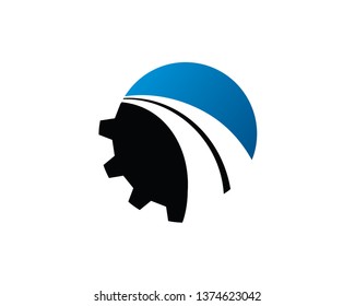 Highway Tech Logo Template, Icon, Symbol - Vector