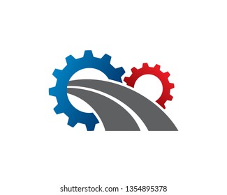 Highway Technology Logo Template, Icon, Symbol - Vector