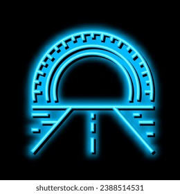 highway tires neon light sign vector. highway tires illustration