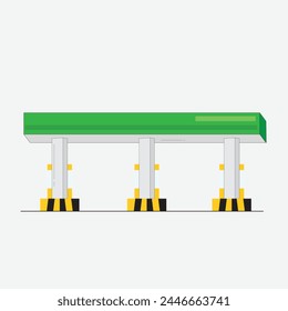 Highway Toll Plaza Crossing Road Side