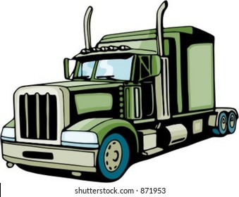 Highway truck. Check my portfolio for many more images of this series.