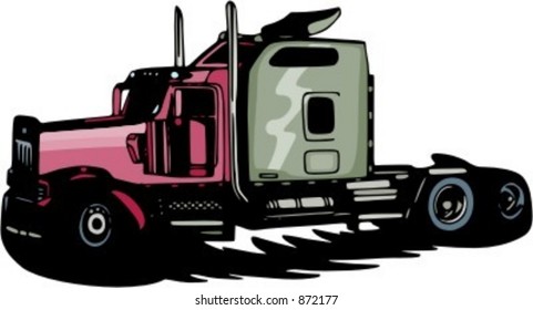 Highway truck. Check my portfolio for many more images of this series.