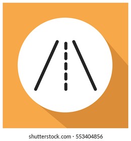 Highway vector icon