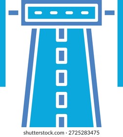 Icono de Vector de la autopista. Se puede utilizar para aplicaciones de impresión, móviles y de Web.