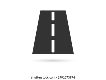 Highway vector icon illustration. EPS 10
