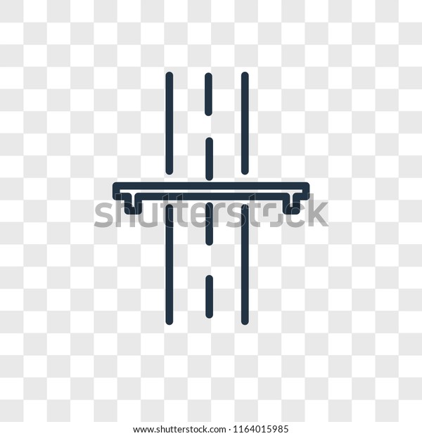 Highway vector icon isolated on transparent\
background, Highway logo\
concept