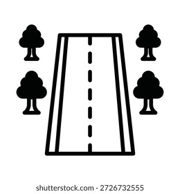  Icono del Vector de la carretera que puede modificar o editar fácilmente

