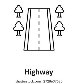  Icono del Vector de la carretera que puede modificar o editar fácilmente

