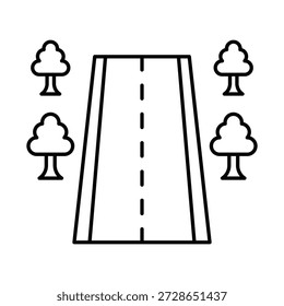 Icono del Vector de la carretera que puede modificar o editar fácilmente

