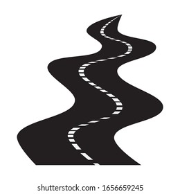 highway, vector illustration, white background
