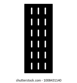 Highwayicon. Simple illustration of highway vector icon for web.