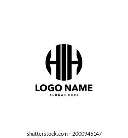 DISEÑO MODERNO DE LOGOTIPO DE HIH LETTER