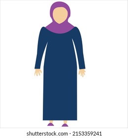 hijab design of girl.hijab vector art illustration.girl hijab style.hijab icon graphic.beautiful Muslim girl face