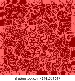 The hijab design has a batik pattern, looks very beautiful