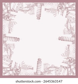 Hijab Design A Touch of Elegance from Italy Landmarks