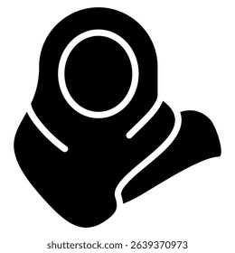 Hijab Icon Element For Design