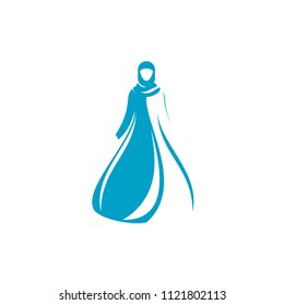 Hijab Logo Design, Female In hijab 