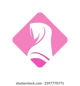 Hijab logo icon design template