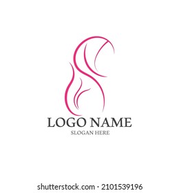 hijab logo icon vector illustration template design
