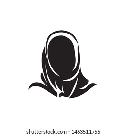 Hijab Logo Symbol Muslimah Vector Stock Vector (Royalty Free ...