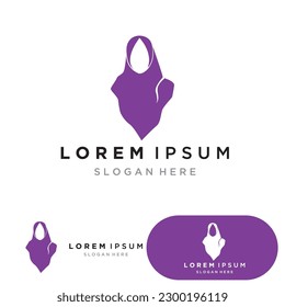 Hijab  logo and symbol  template