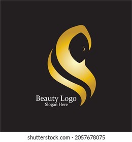 hijab logo and symbol vector