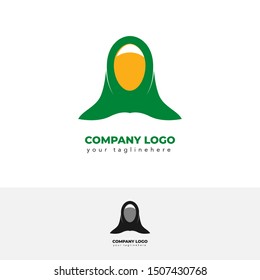 Hijab Logo Template Company Store Stock Vector (Royalty Free ...