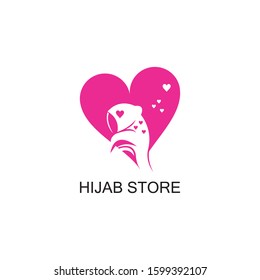 hijab Logo template vector illustration design